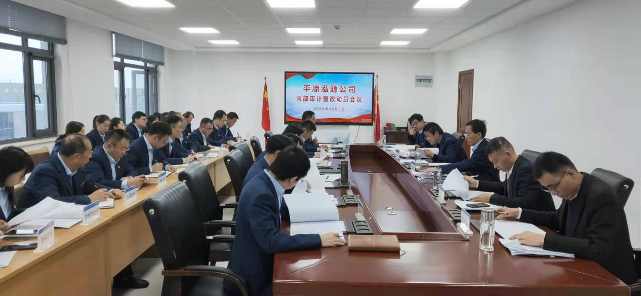 泓源公司召開內(nèi)部審計(jì)整改動(dòng)員會(huì)(圖1) 泓源公司召開內(nèi)部審計(jì)整改動(dòng)員會(huì)(圖1)